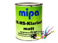 Матовый лак Mipa Klarlack matt HS 0,5 л +0,25 л